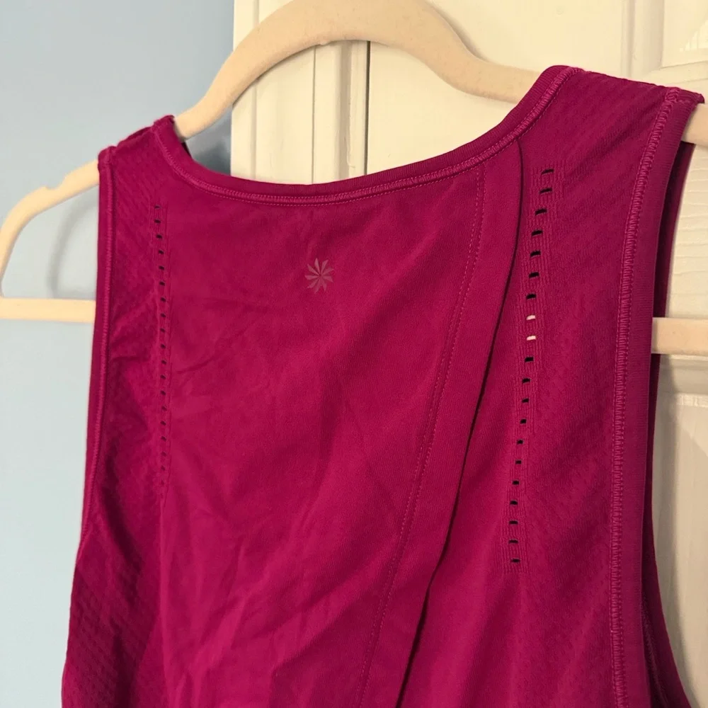 EUC Athleta Foothill Tank size M Magenta - Picture 6 of 7